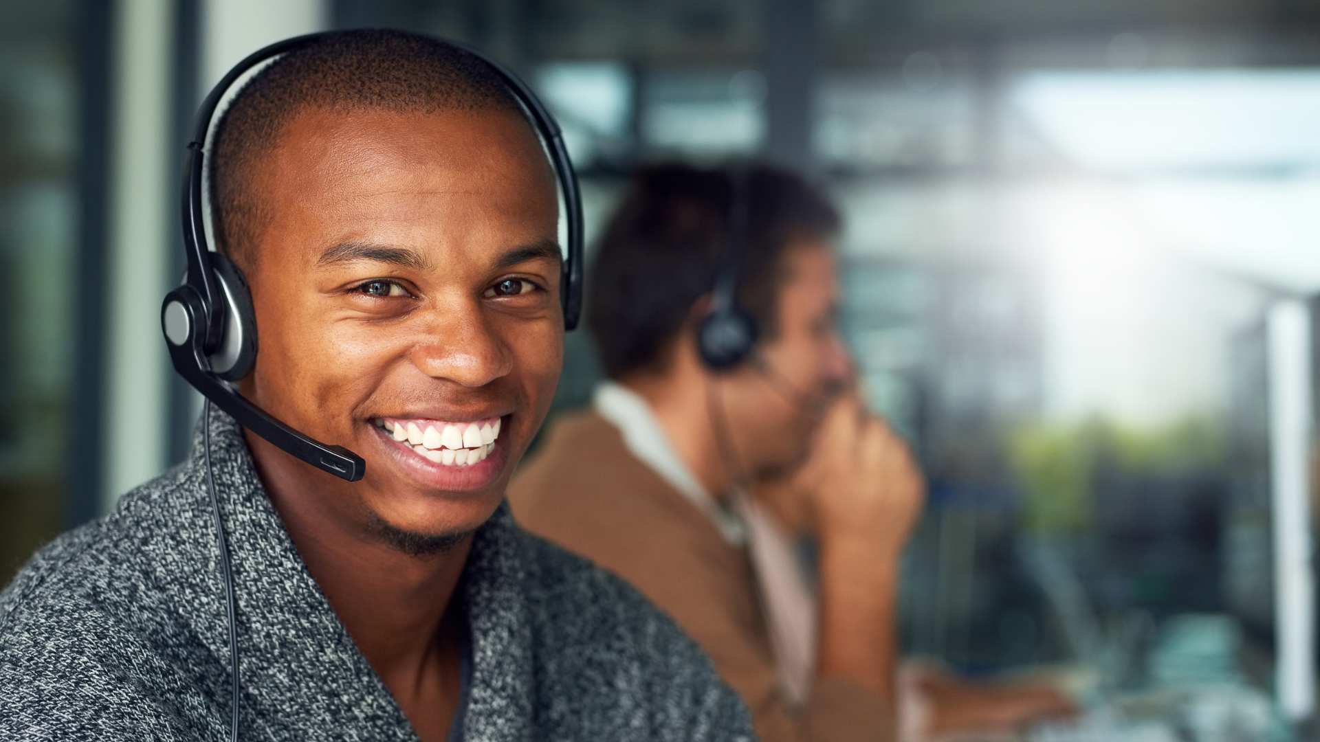 Contact center agents collaborating on customer engagement